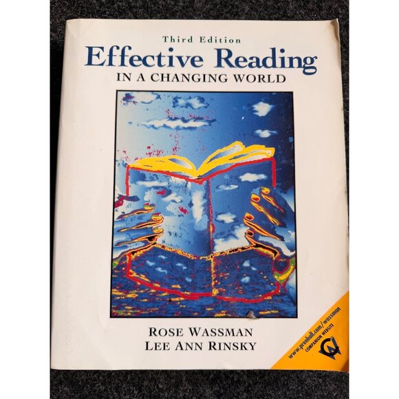 Effective Reading In A Changing World 3rd Edition By Rose Wassman & Lee Ann Rins - Picture 1 of 14